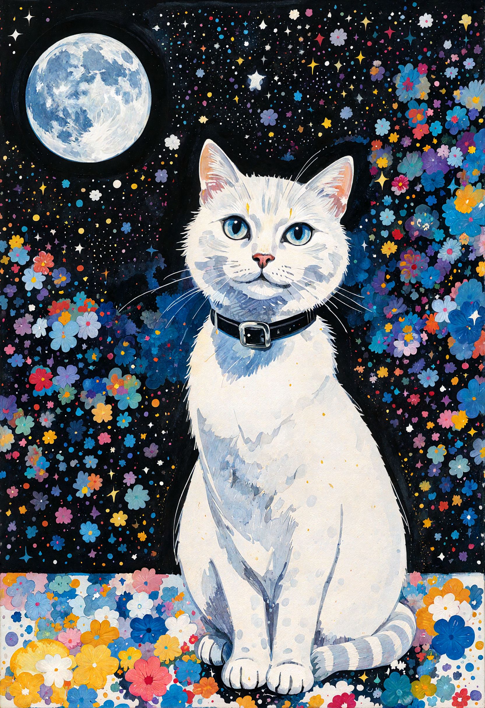 ペットのAIアート作品例 11