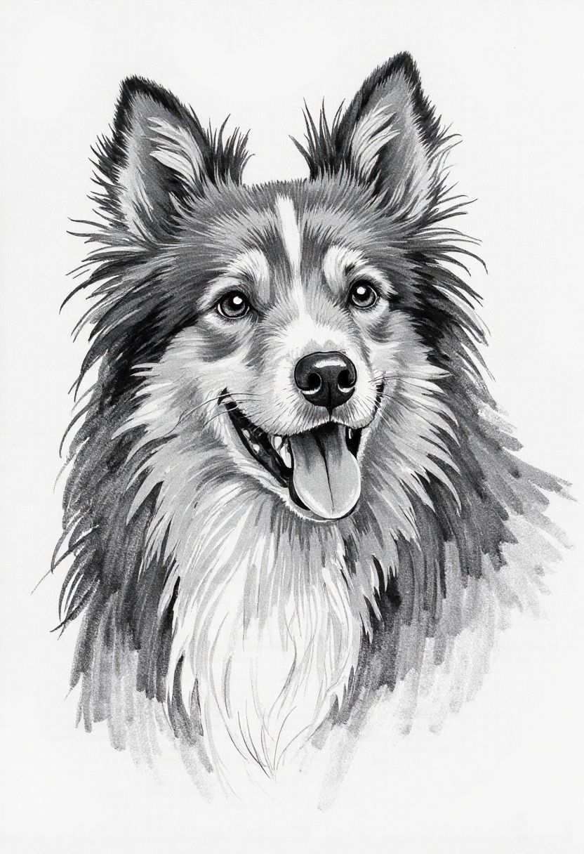 ペットのAIアート作品例 15